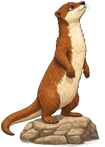 Neeri the dog sniffing on a rock